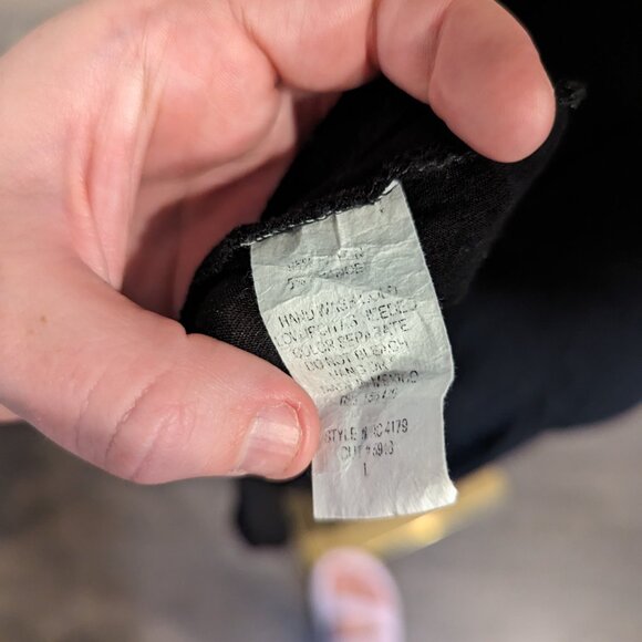 Rolla Coster Black Twist Open Front Maxi Dress | Sz L - Picture 7 of 7